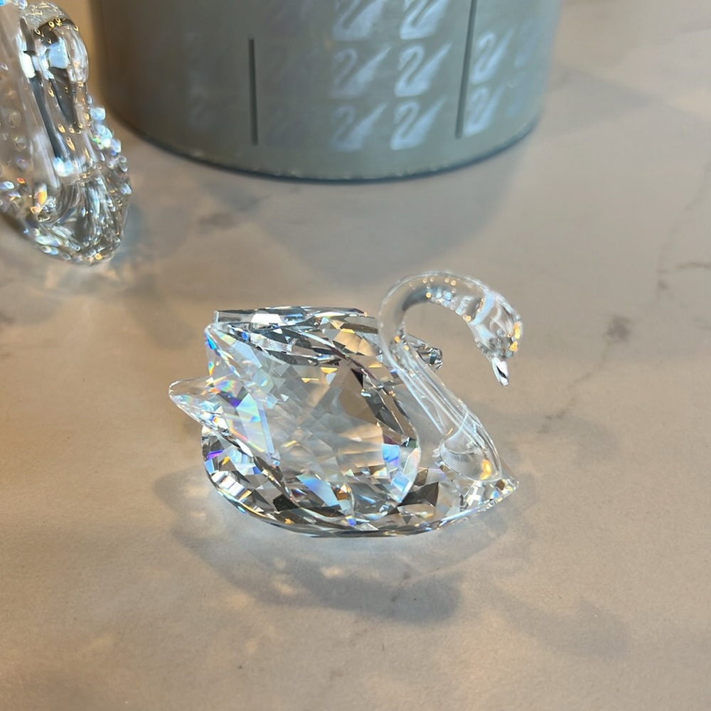 Two Swarovski crystal swans 🦢🦢💞 - Picture 4 of 6